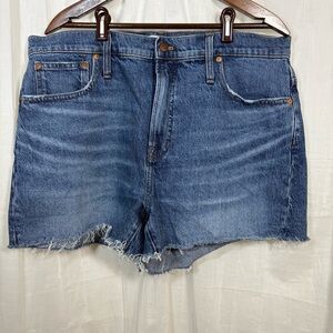 Madewell The Perfect Jean‎ Short Size 33 Medium Wash